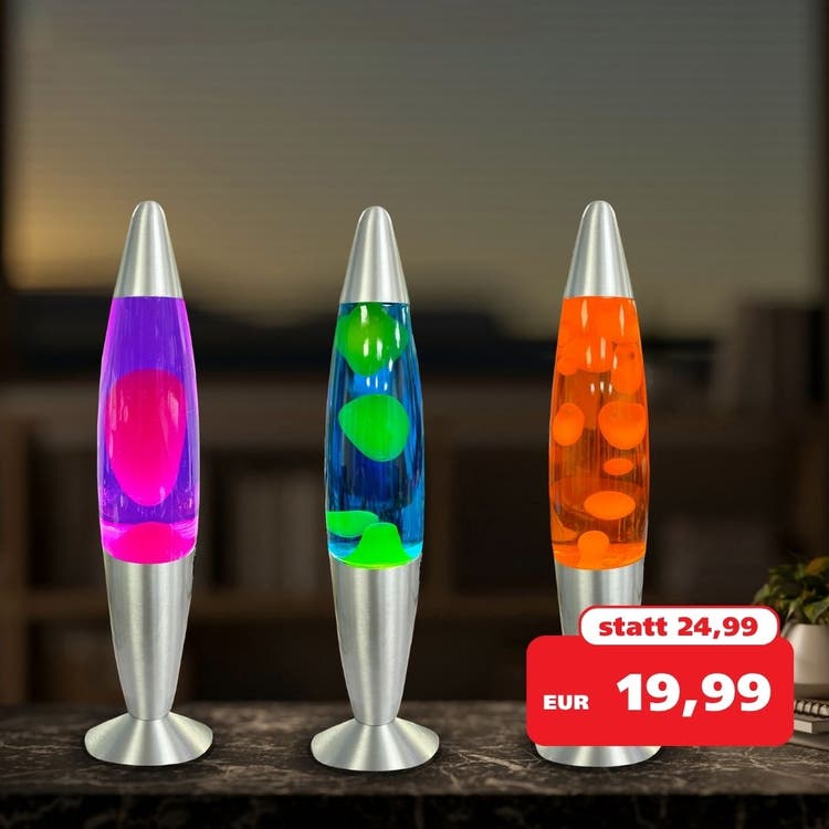 Abbildung 3 LED Lavalampen zum Vorzugspreis