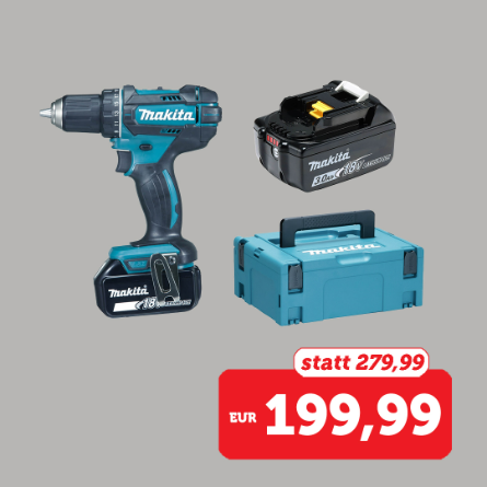 Abbildung Makita Akku Bohrschrauber DDF482RFJ