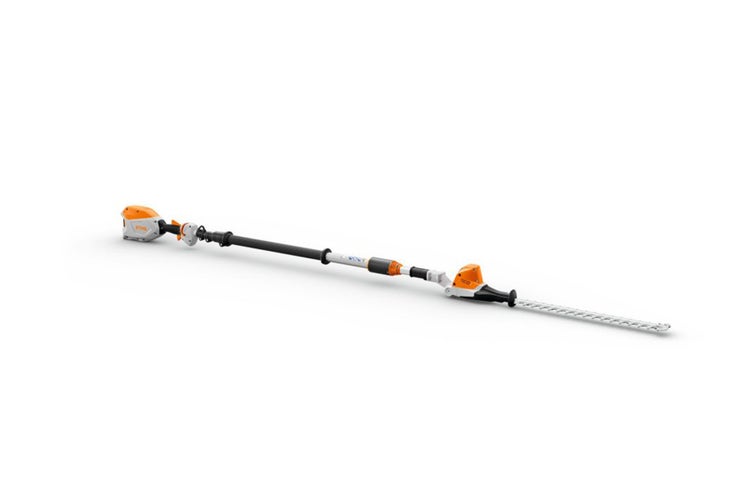 Abbildung Seitenansicht Stihl HLA 86 teleskopierbarer Heckenschneider