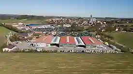 Drohnenbild vom Standort Tuntenhausen